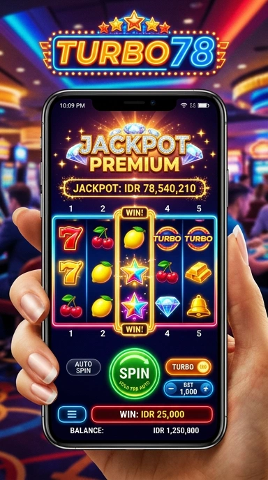 Layar utama turbo78 — antarmuka bersih setelah instalasi